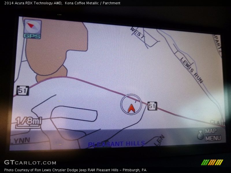 Kona Coffee Metallic / Parchment 2014 Acura RDX Technology AWD