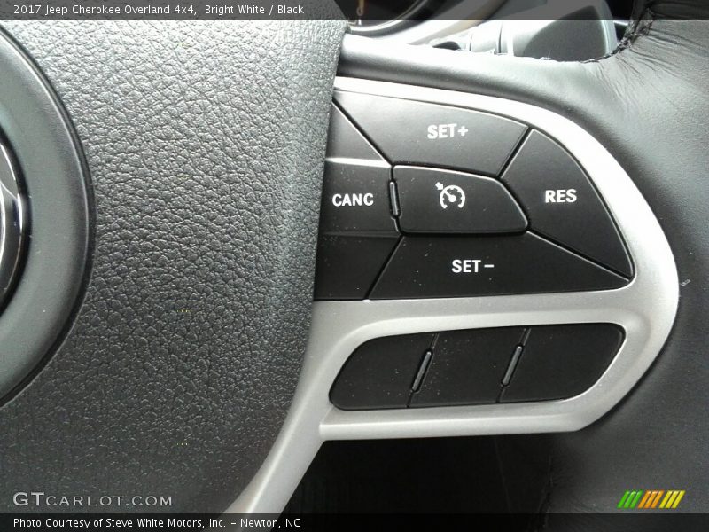 Controls of 2017 Cherokee Overland 4x4