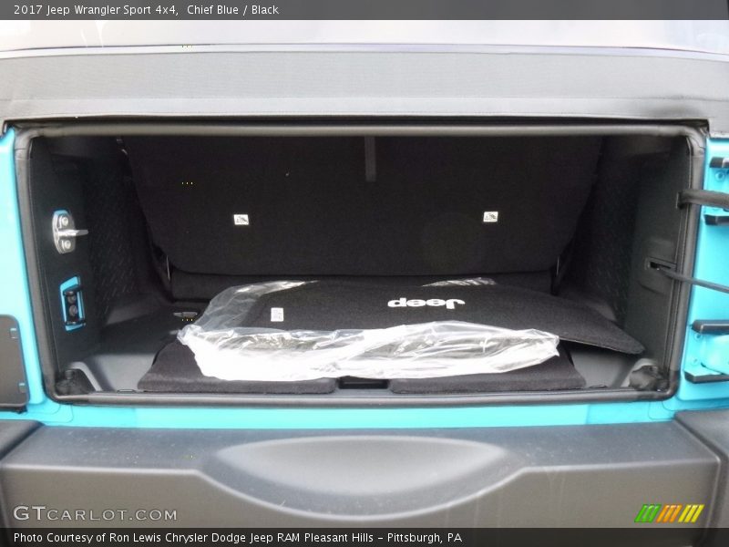 Chief Blue / Black 2017 Jeep Wrangler Sport 4x4