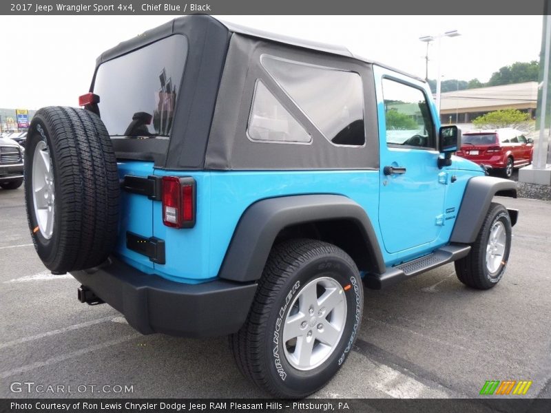 Chief Blue / Black 2017 Jeep Wrangler Sport 4x4