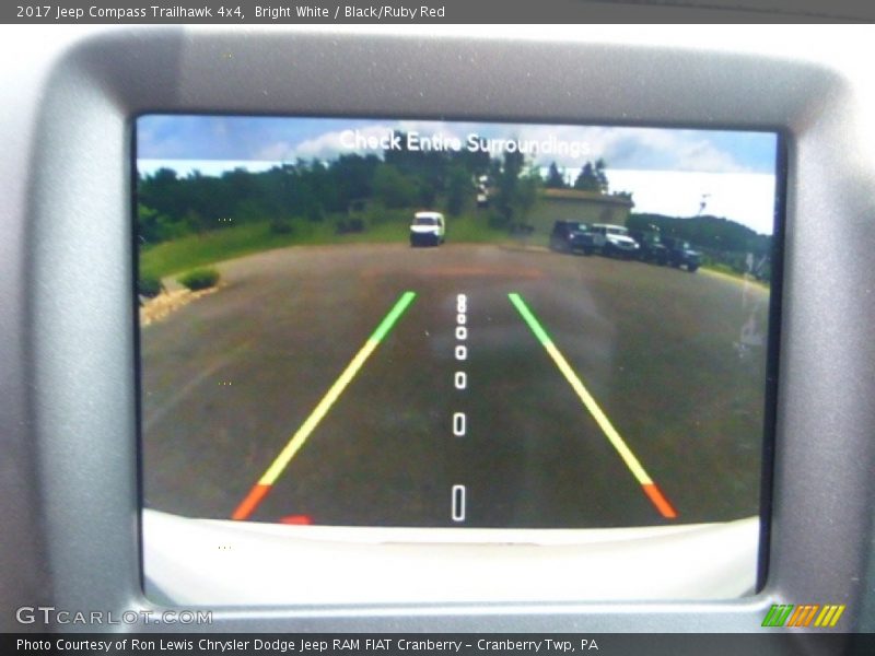 Bright White / Black/Ruby Red 2017 Jeep Compass Trailhawk 4x4