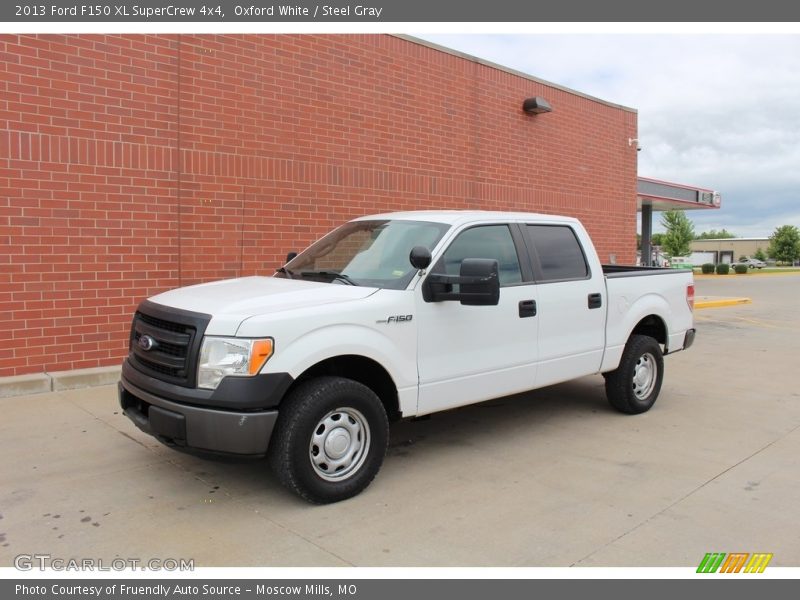 Oxford White / Steel Gray 2013 Ford F150 XL SuperCrew 4x4
