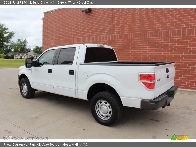 Oxford White / Steel Gray 2013 Ford F150 XL SuperCrew 4x4