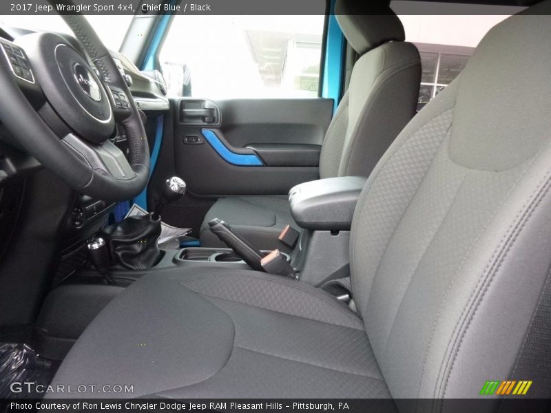 Chief Blue / Black 2017 Jeep Wrangler Sport 4x4