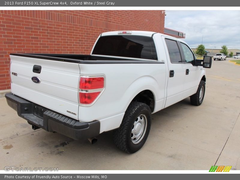 Oxford White / Steel Gray 2013 Ford F150 XL SuperCrew 4x4