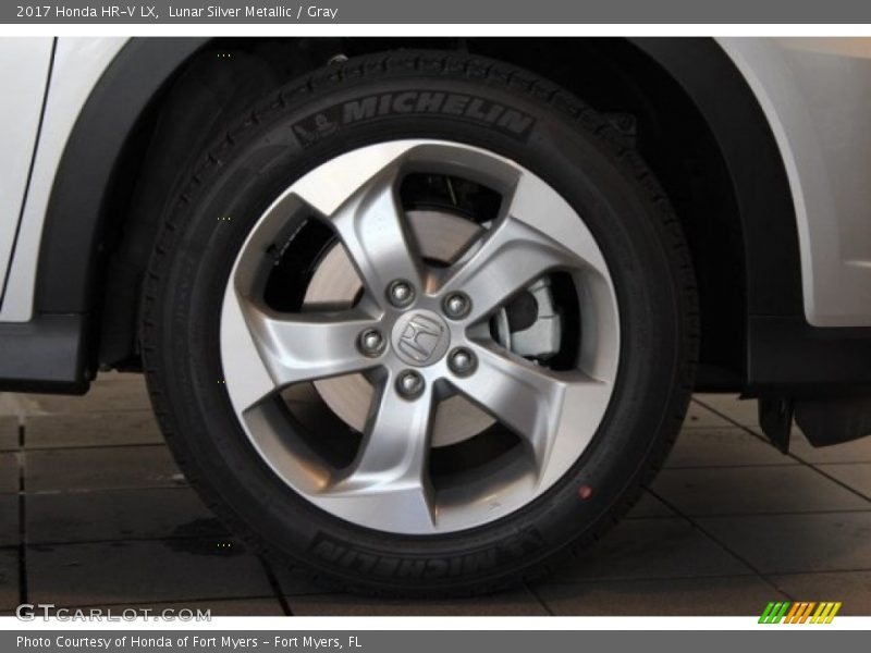 Lunar Silver Metallic / Gray 2017 Honda HR-V LX