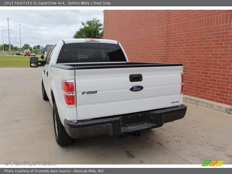 Oxford White / Steel Gray 2013 Ford F150 XL SuperCrew 4x4