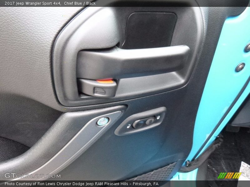Chief Blue / Black 2017 Jeep Wrangler Sport 4x4