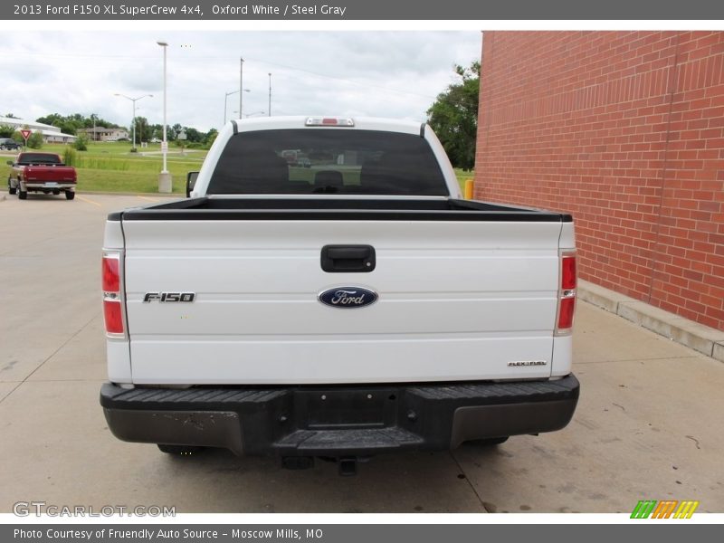 Oxford White / Steel Gray 2013 Ford F150 XL SuperCrew 4x4