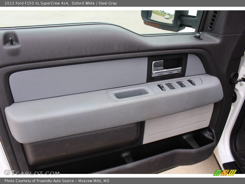 Oxford White / Steel Gray 2013 Ford F150 XL SuperCrew 4x4