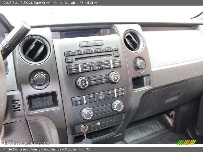 Oxford White / Steel Gray 2013 Ford F150 XL SuperCrew 4x4