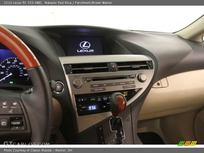 Matador Red Mica / Parchment/Brown Walnut 2010 Lexus RX 350 AWD