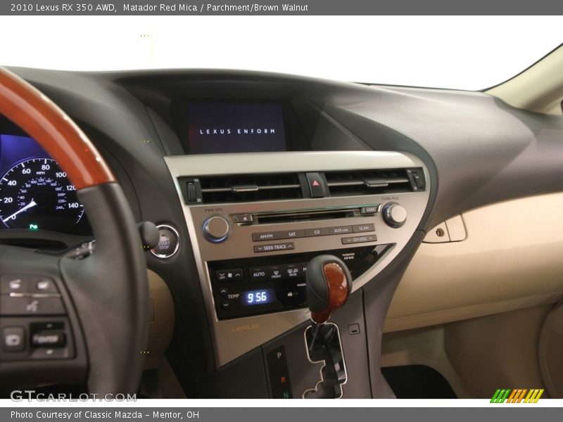 Matador Red Mica / Parchment/Brown Walnut 2010 Lexus RX 350 AWD