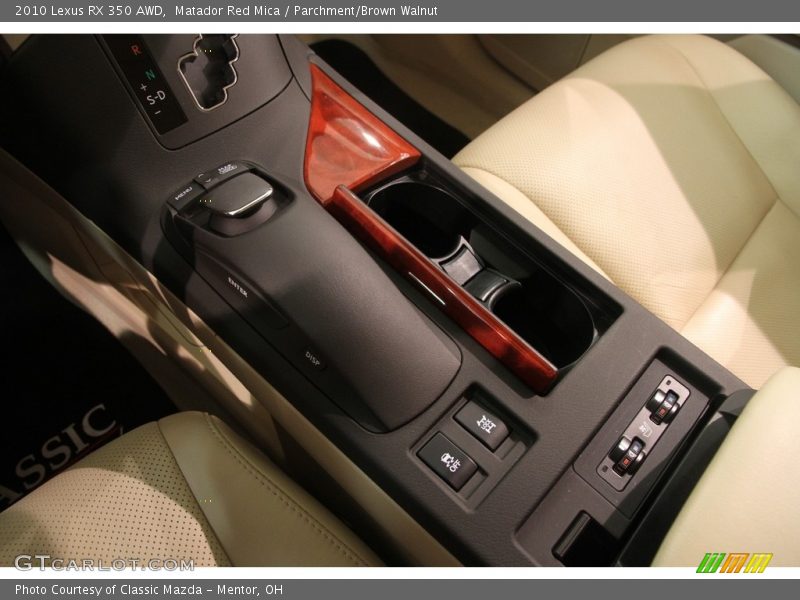 Matador Red Mica / Parchment/Brown Walnut 2010 Lexus RX 350 AWD