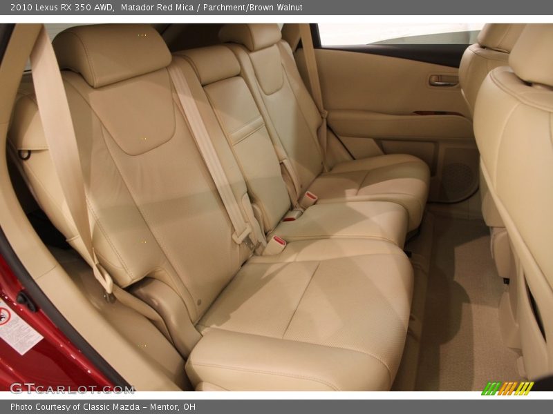 Matador Red Mica / Parchment/Brown Walnut 2010 Lexus RX 350 AWD