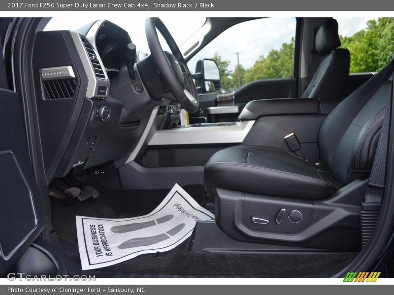 Shadow Black / Black 2017 Ford F250 Super Duty Lariat Crew Cab 4x4