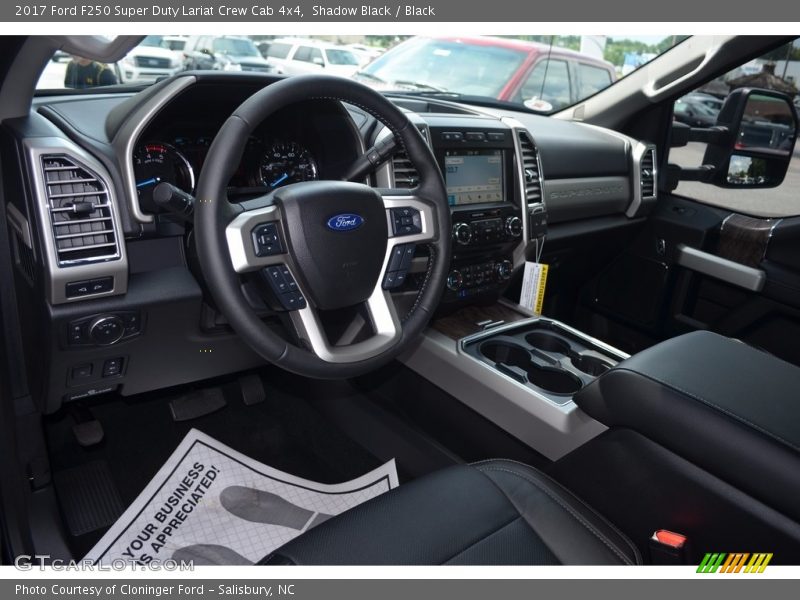 Shadow Black / Black 2017 Ford F250 Super Duty Lariat Crew Cab 4x4