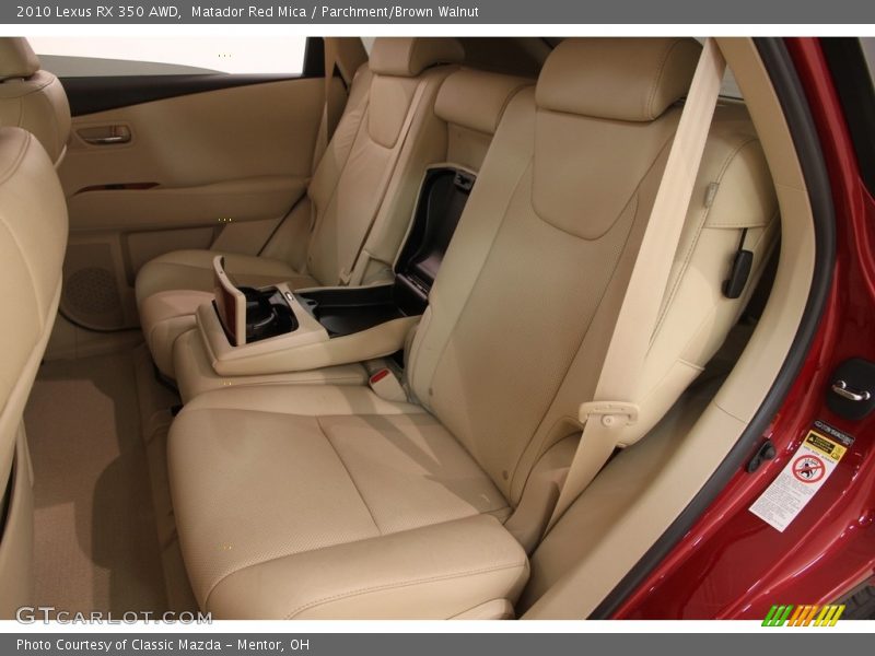 Matador Red Mica / Parchment/Brown Walnut 2010 Lexus RX 350 AWD