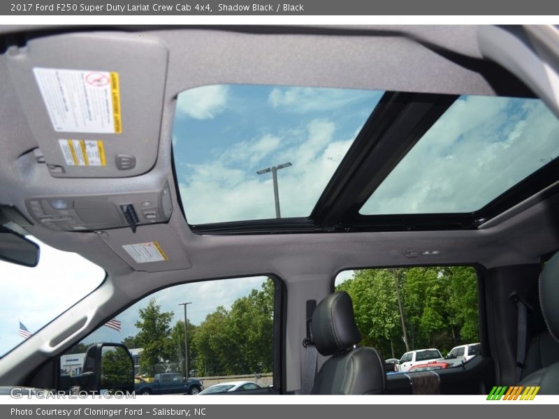 Shadow Black / Black 2017 Ford F250 Super Duty Lariat Crew Cab 4x4