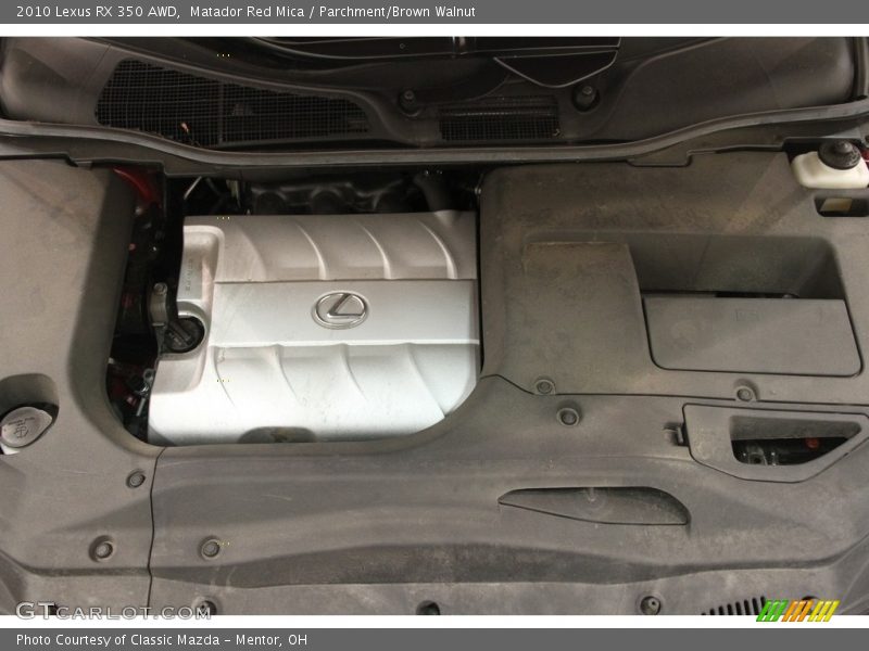 Matador Red Mica / Parchment/Brown Walnut 2010 Lexus RX 350 AWD