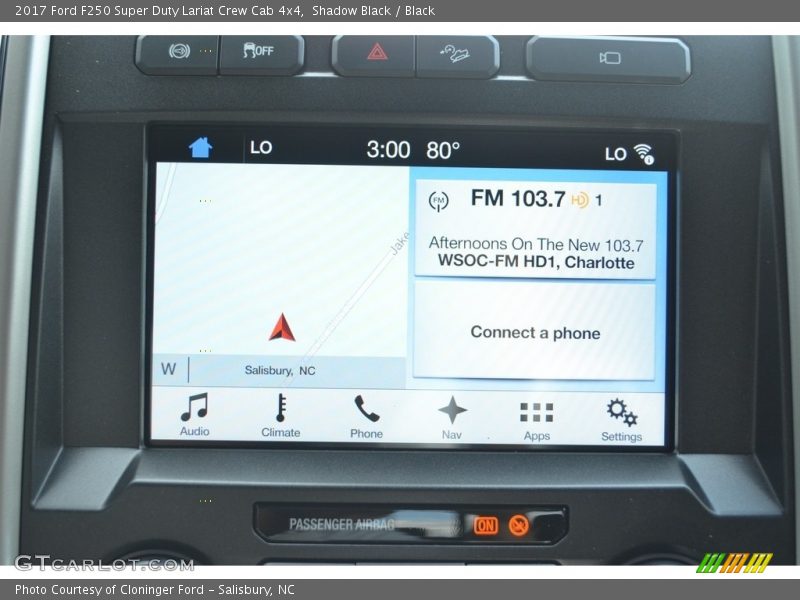 Shadow Black / Black 2017 Ford F250 Super Duty Lariat Crew Cab 4x4