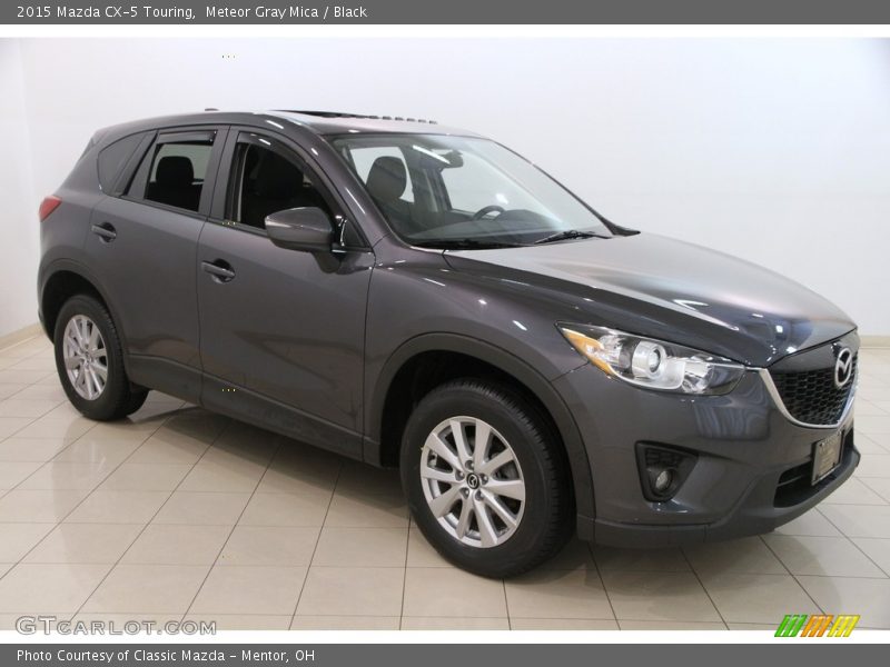 Meteor Gray Mica / Black 2015 Mazda CX-5 Touring