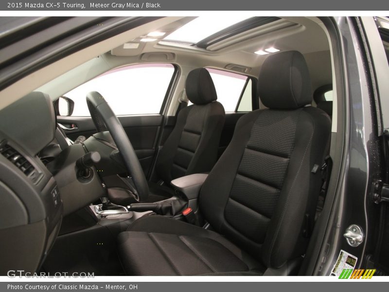 Meteor Gray Mica / Black 2015 Mazda CX-5 Touring