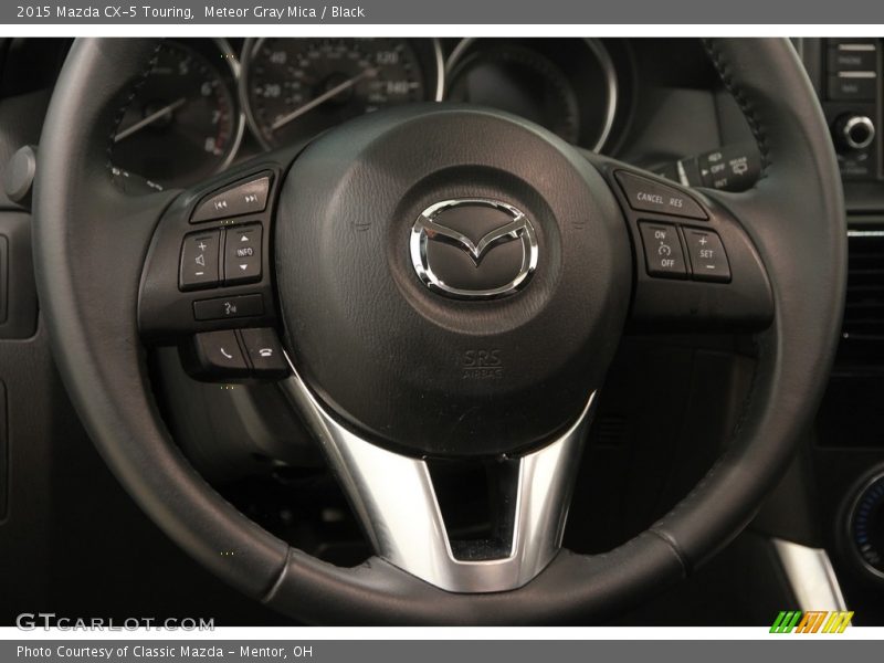 Meteor Gray Mica / Black 2015 Mazda CX-5 Touring