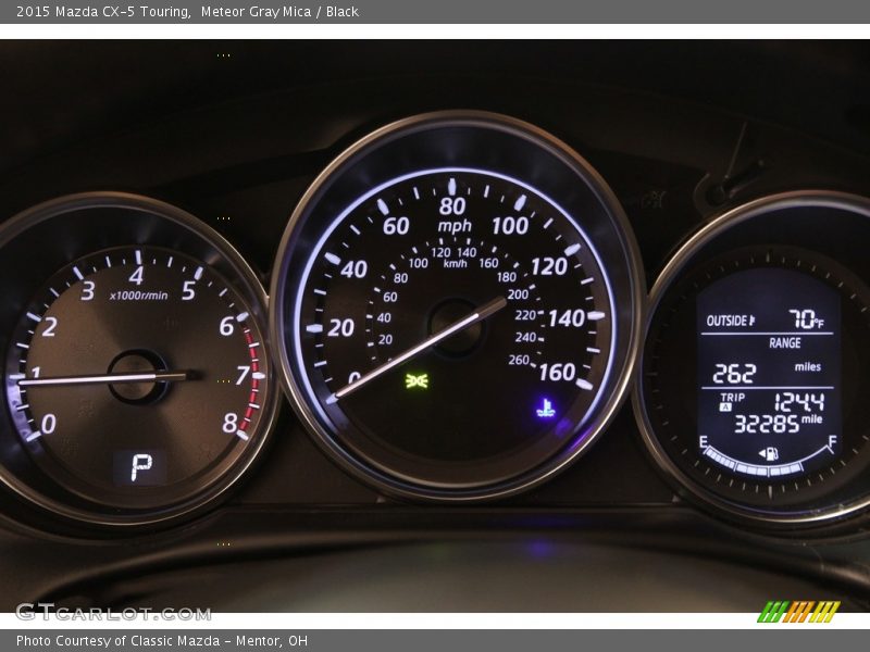 Meteor Gray Mica / Black 2015 Mazda CX-5 Touring