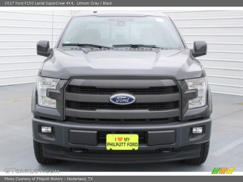 Lithium Gray / Black 2017 Ford F150 Lariat SuperCrew 4X4