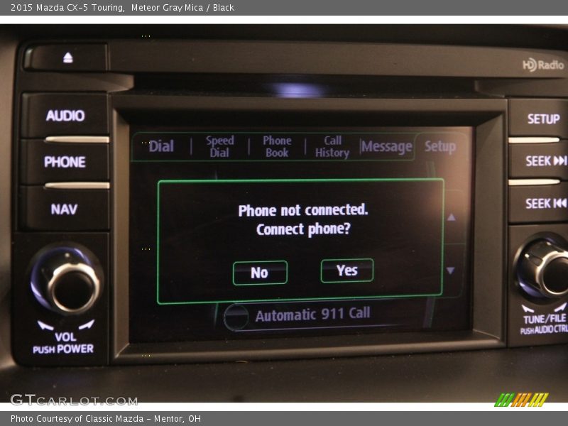 Meteor Gray Mica / Black 2015 Mazda CX-5 Touring