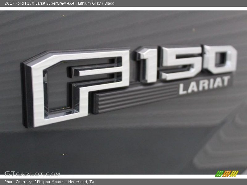 Lithium Gray / Black 2017 Ford F150 Lariat SuperCrew 4X4