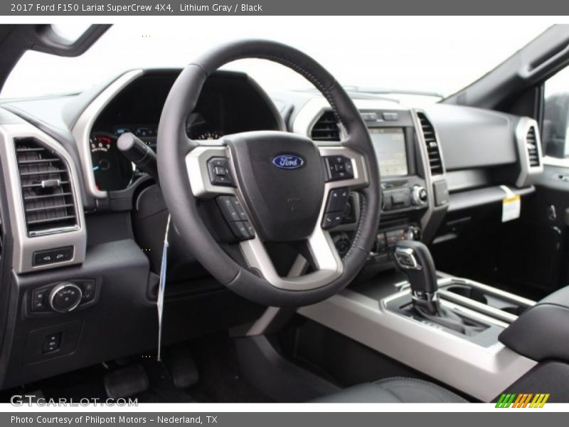 Lithium Gray / Black 2017 Ford F150 Lariat SuperCrew 4X4