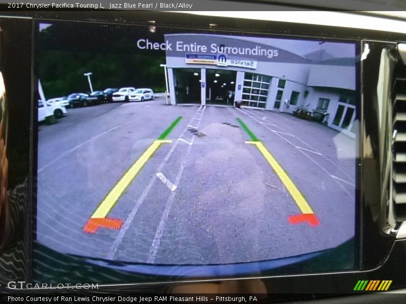 Jazz Blue Pearl / Black/Alloy 2017 Chrysler Pacifica Touring L