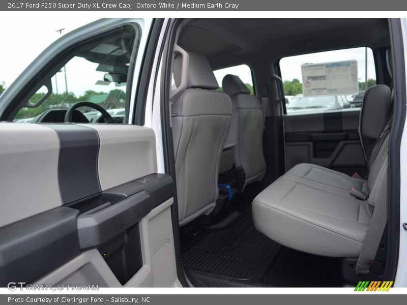 Rear Seat of 2017 F250 Super Duty XL Crew Cab