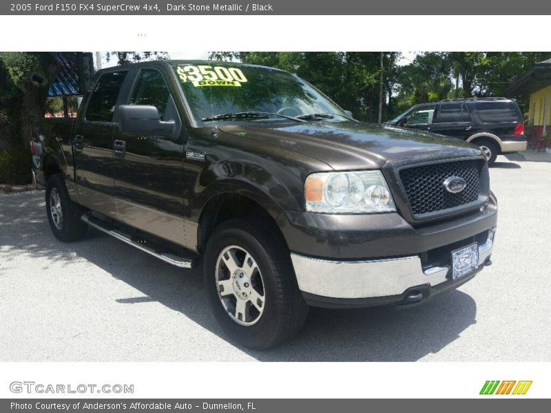 Dark Stone Metallic / Black 2005 Ford F150 FX4 SuperCrew 4x4