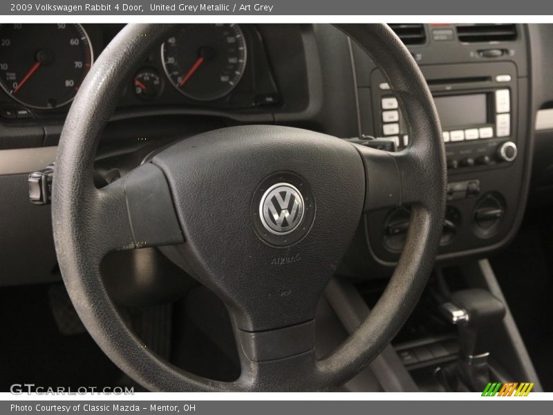 United Grey Metallic / Art Grey 2009 Volkswagen Rabbit 4 Door