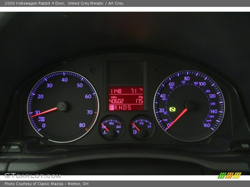 United Grey Metallic / Art Grey 2009 Volkswagen Rabbit 4 Door