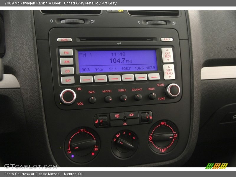United Grey Metallic / Art Grey 2009 Volkswagen Rabbit 4 Door
