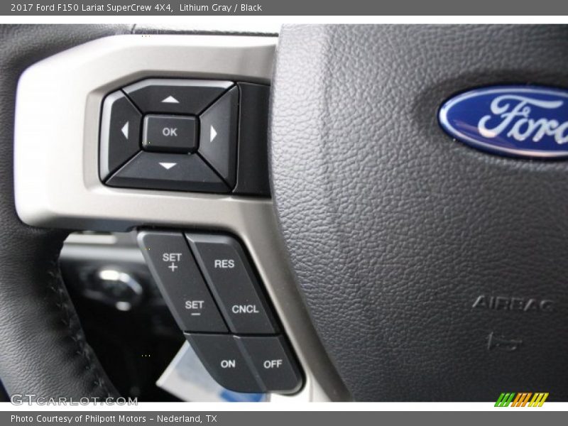 Lithium Gray / Black 2017 Ford F150 Lariat SuperCrew 4X4