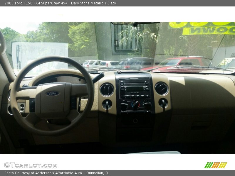 Dark Stone Metallic / Black 2005 Ford F150 FX4 SuperCrew 4x4