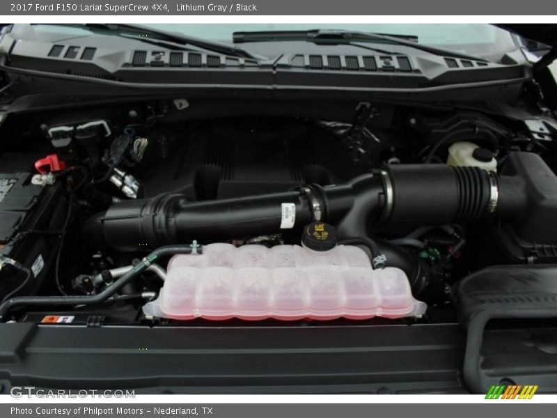 Lithium Gray / Black 2017 Ford F150 Lariat SuperCrew 4X4