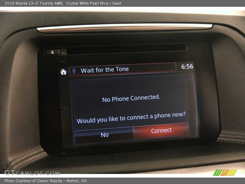 Crystal White Pearl Mica / Sand 2016 Mazda CX-5 Touring AWD