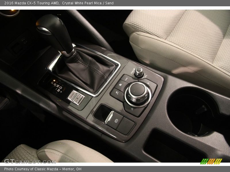 Crystal White Pearl Mica / Sand 2016 Mazda CX-5 Touring AWD
