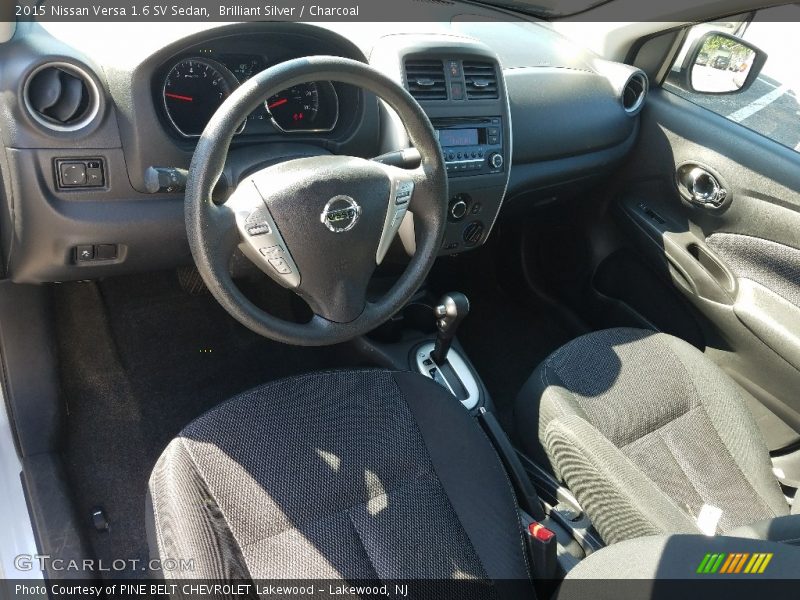Brilliant Silver / Charcoal 2015 Nissan Versa 1.6 SV Sedan