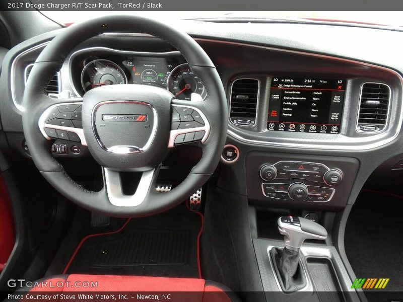 TorRed / Black 2017 Dodge Charger R/T Scat Pack