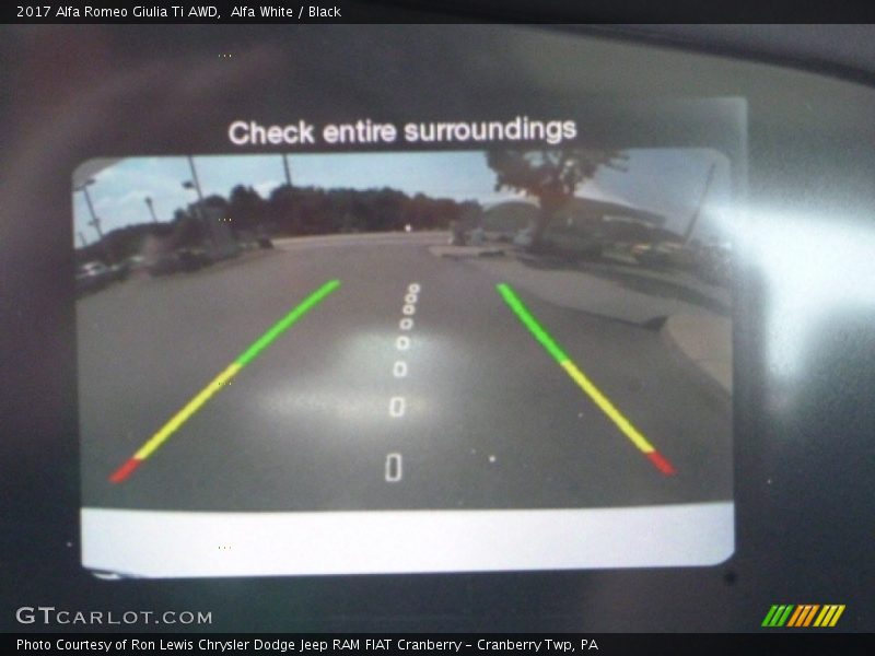 Alfa White / Black 2017 Alfa Romeo Giulia Ti AWD