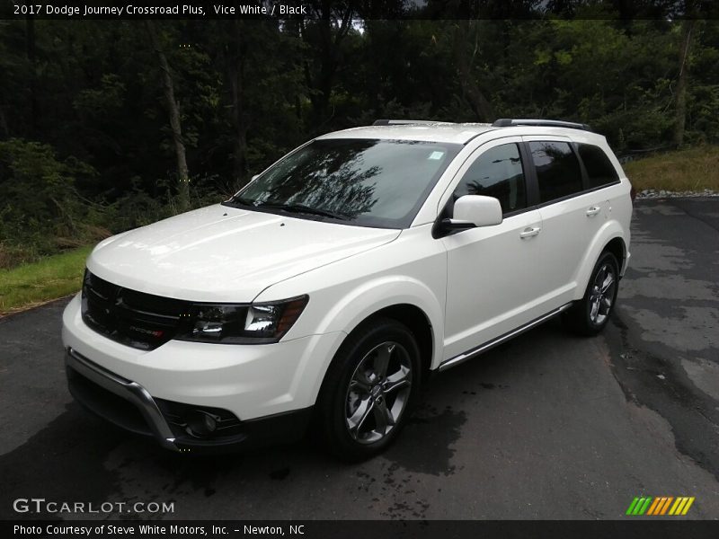 Vice White / Black 2017 Dodge Journey Crossroad Plus