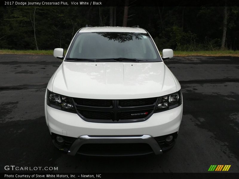Vice White / Black 2017 Dodge Journey Crossroad Plus