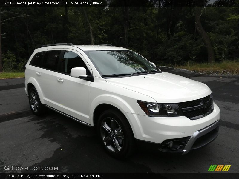Vice White / Black 2017 Dodge Journey Crossroad Plus